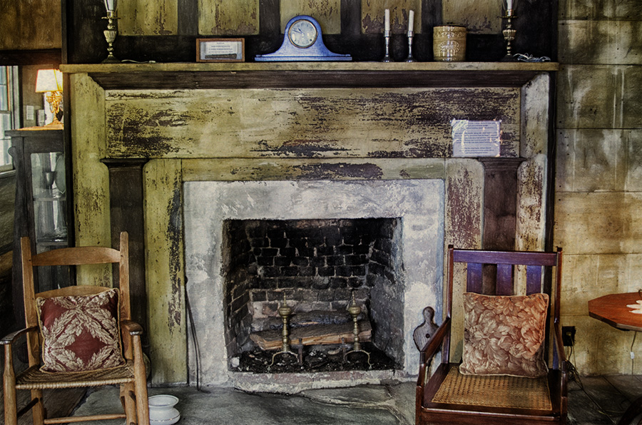 Fireplace in Allison Deaver House Kelly's Photo Shop